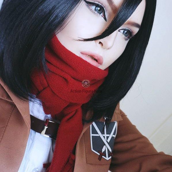 Mikasa Ackerman Cosplay Wig from Shingeki No Kyojin