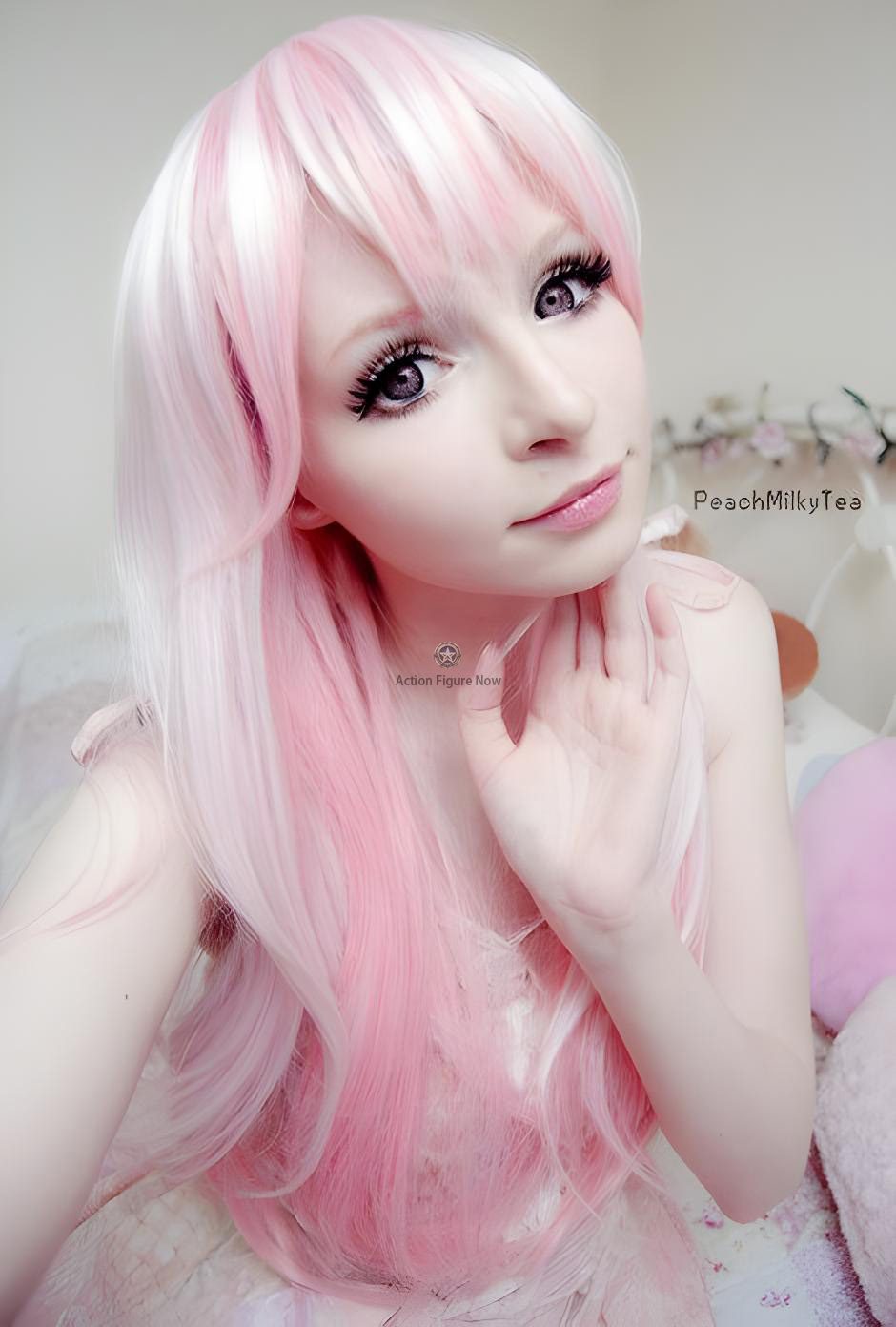 Super Sonico Cosplay Costume Wig