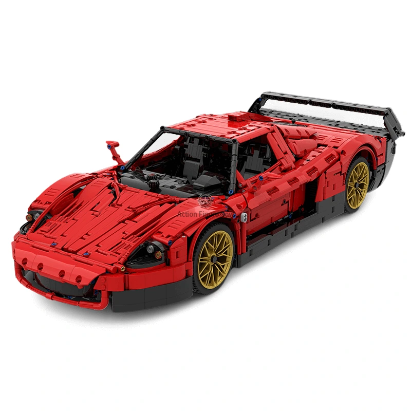 3902pcs The Ultimate Italian Hypercar: Rosso Red 3902pcs The Ultimate Italian Hypercar: Rosso Red