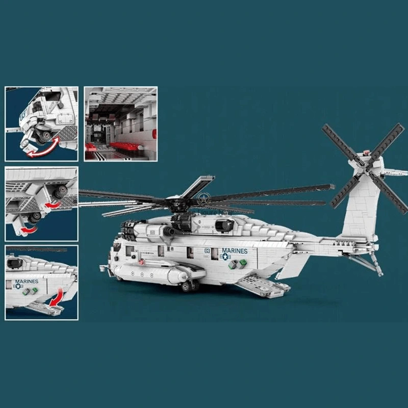 CH-53 Sea Stallion Transport Helicopter (2191 Pieces) CH-53 Sea Stallion Transport Helicopter (2191 Pieces)