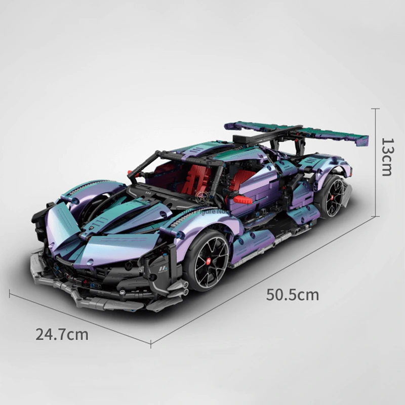 Drifting Supercar Realistic Building Blocks 2442pcs Drifting Supercar Realistic Building Blocks 2442pcs