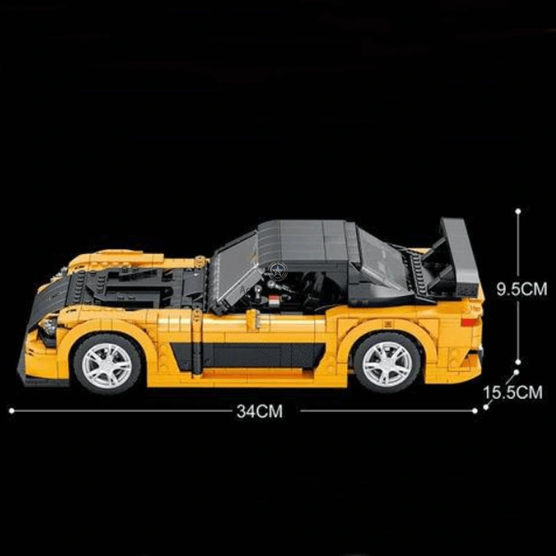 Veilside Fortune RX-7 1481PCS Building Blocks Kit Veilside Fortune RX-7 1481PCS Building Blocks Kit