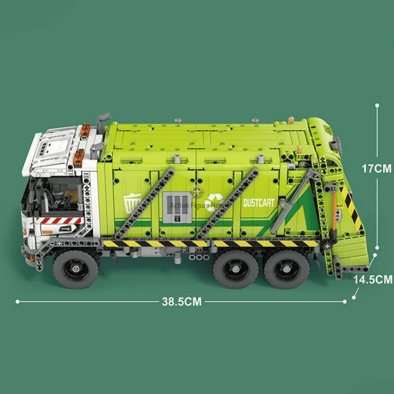 Garbage Truck with Compactor (1467 Pieces) Garbage Truck with Compactor (1467 Pieces)