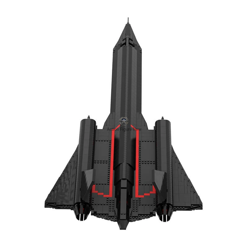 1968-Piece Stealth Jet Building Block Set