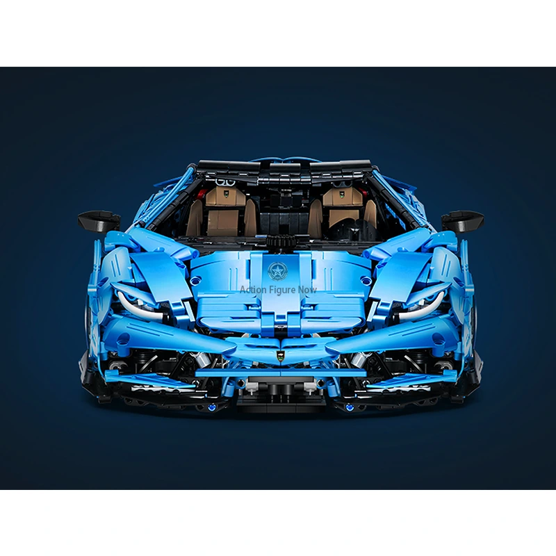 Supercar Blue Block Building Set Supercar Blue Block Building Set