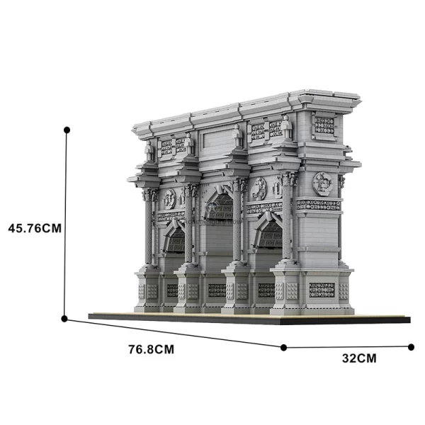 7627-Piece Arc de Triomphe du Carrousel Master Builder Series