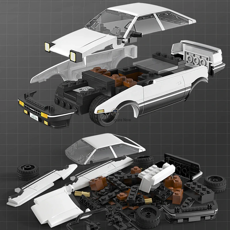 1597pcs Initial D Building Blocks Bundle 1597pcs Initial D Building Blocks Bundle