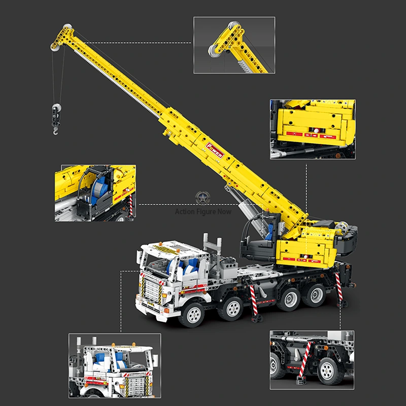 2205-Piece Remote Control Crane Truck 2205-Piece Remote Control Crane Truck