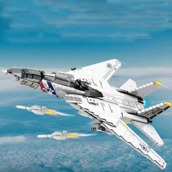 F-14 Tomcat Fighter Jet Building Blocks