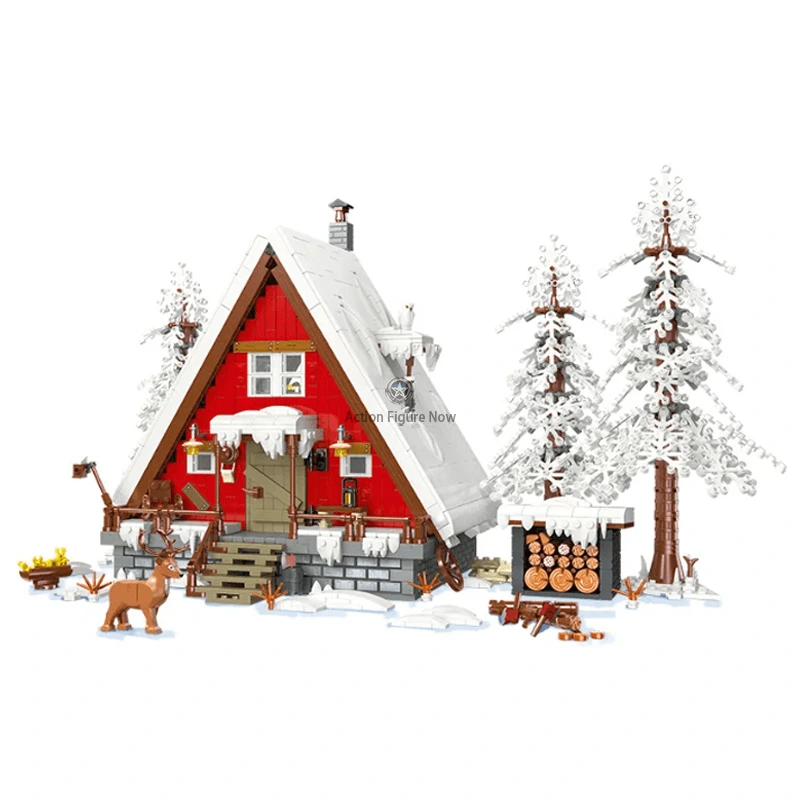 Winter Cabin 2354 Piece Model Cabin Building Kit
