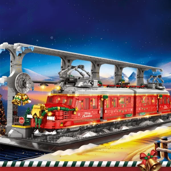 The 2821-Piece Christmas Train Set