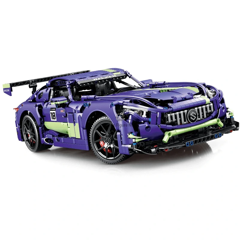 Satin Purple German Supercoupe (1936 Pieces)