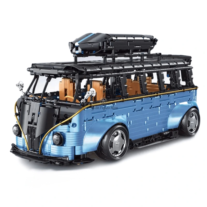 Widebody Campervan in Satin Blue (3298 Pieces) Widebody Campervan in Satin Blue (3298 Pieces)