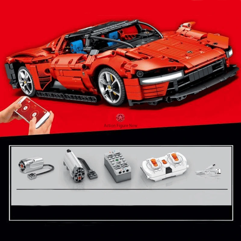 1482-Piece Remote-Controlled Italian Hypercar