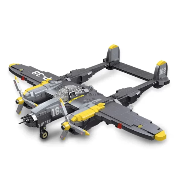 P-38 Lightning Fighter 936 Piece Building Block Set