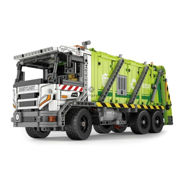 Garbage Truck with Compactor (1467 Pieces)