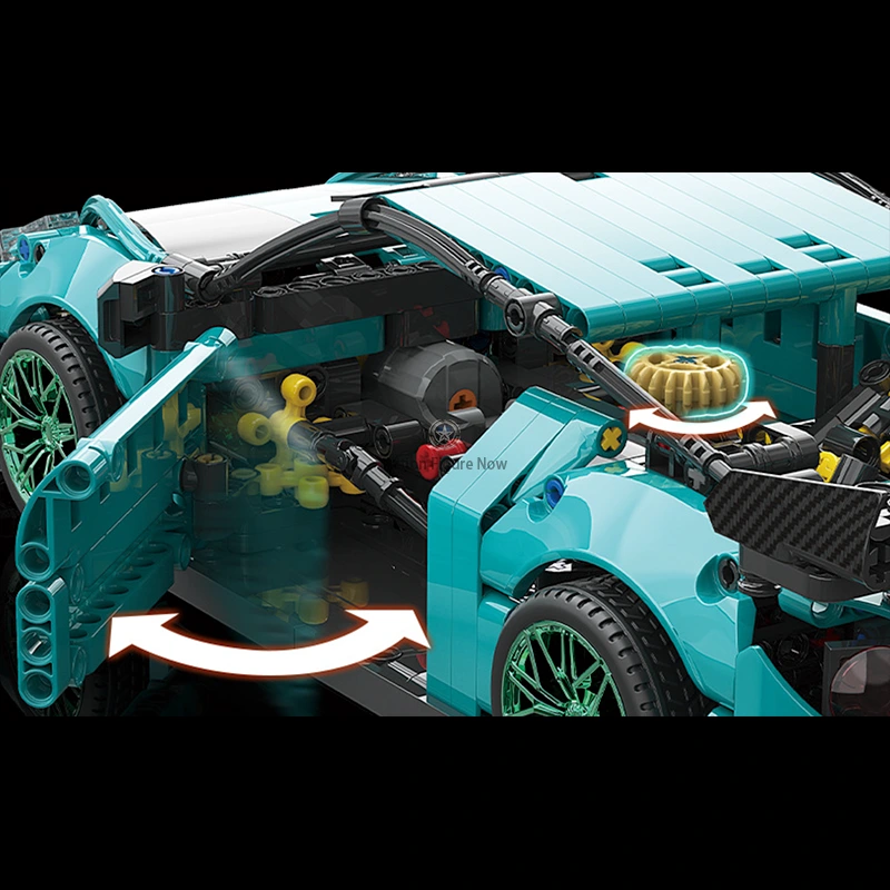1189pcs Remote Controlled R35 Nissan GT-R