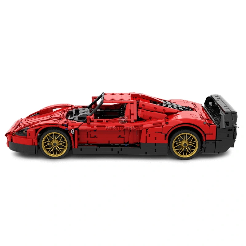 3902pcs The Ultimate Italian Hypercar: Rosso Red 3902pcs The Ultimate Italian Hypercar: Rosso Red