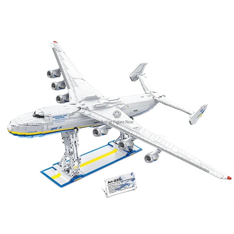 Antonov 225 Mriya Building Blocks Set with Display Stand (5349 Pieces)