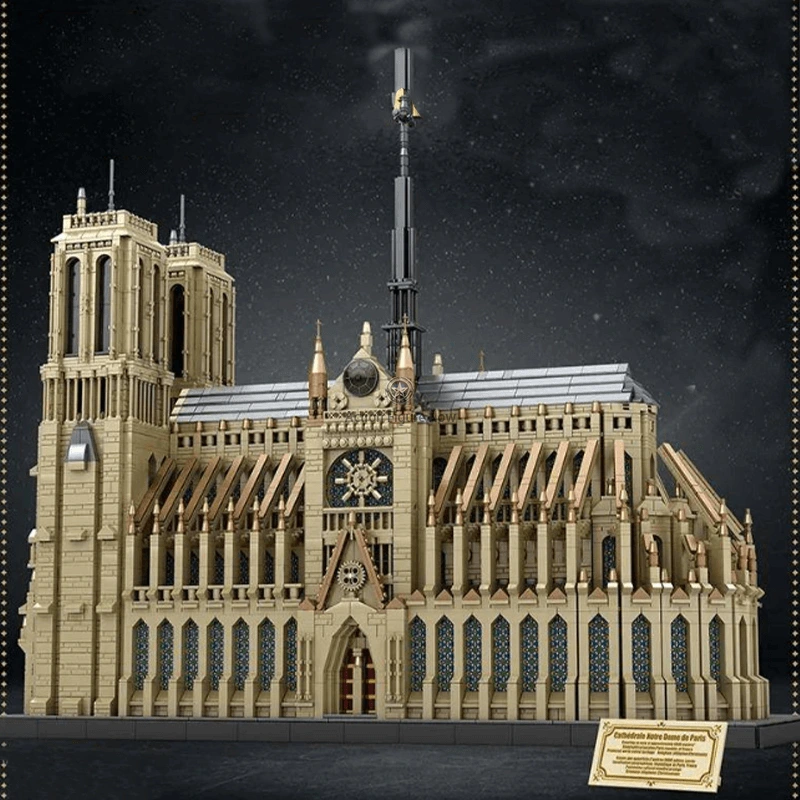 Notre Dame Cathedral: 8,867-Piece Architectural Masterpiece Notre Dame Cathedral: 8,867-Piece Architectural Masterpiece