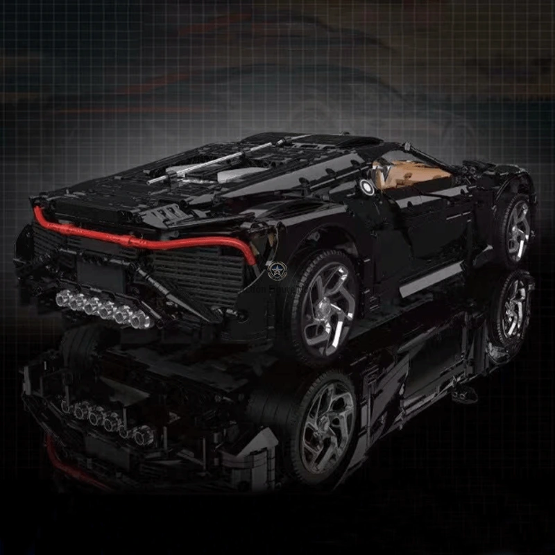 Black Mamba Hypercar Building Blocks Set (4687 Pieces) Black Mamba Hypercar Building Blocks Set (4687 Pieces)