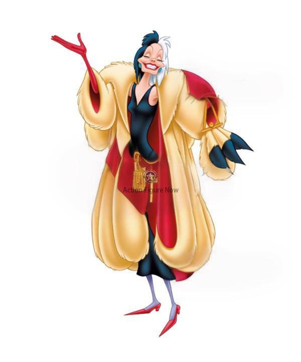 Cruella de Vil Disney Character Cosplay Outfit