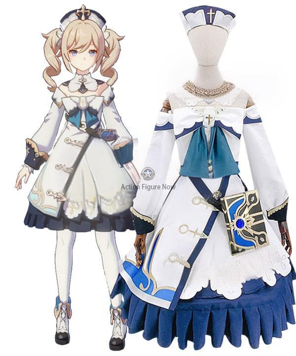 Genshin Impact Barbara Halloween Cosplay Costume with Customizable Size Genshin Impact Barbara Halloween Cosplay Costume with Customizable Size