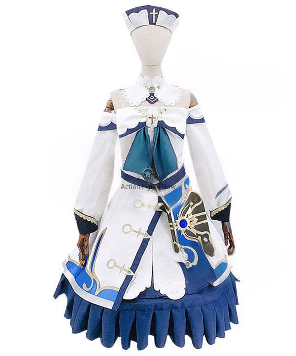 Genshin Impact Barbara Halloween Cosplay Costume with Customizable Size Genshin Impact Barbara Halloween Cosplay Costume with Customizable Size