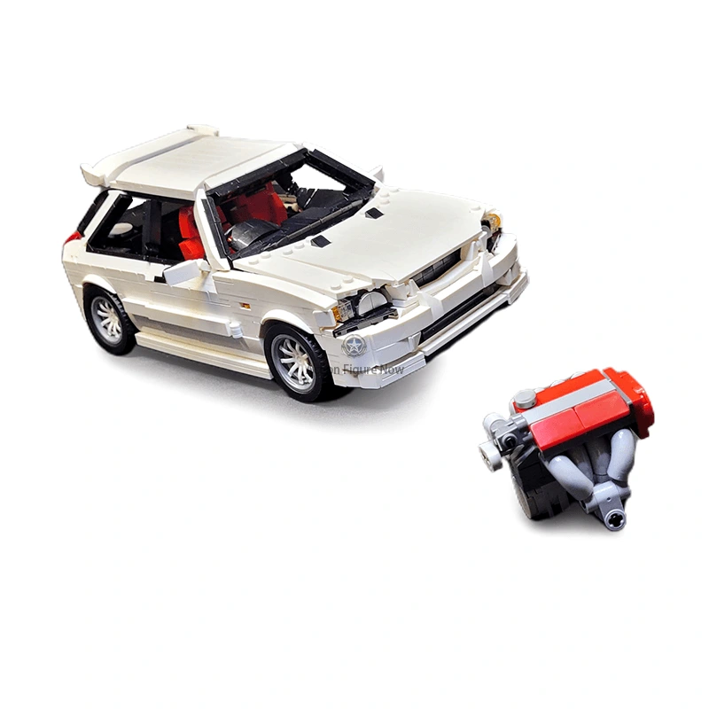 EK9 JDM Civic Hatchback Building Blocks Set (1465 Pieces) EK9 JDM Civic Hatchback Building Blocks Set (1465 Pieces)