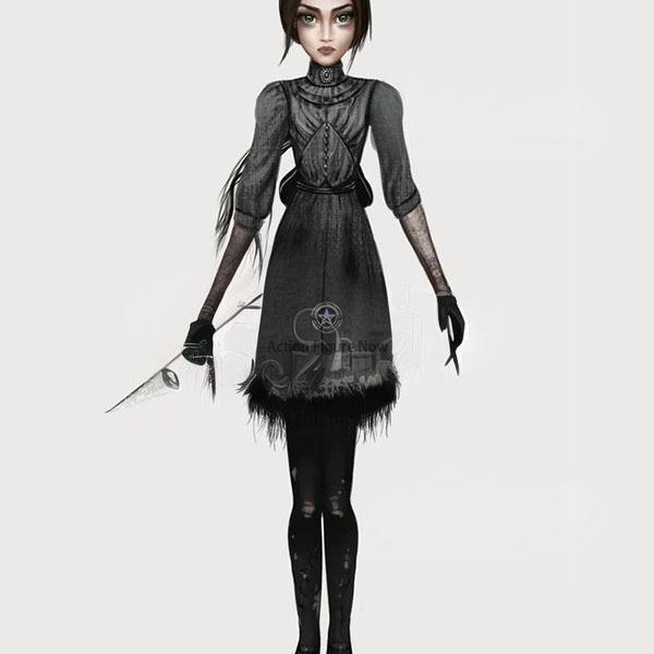 Alice: Asylum Alice Depression Themed Cosplay Costume