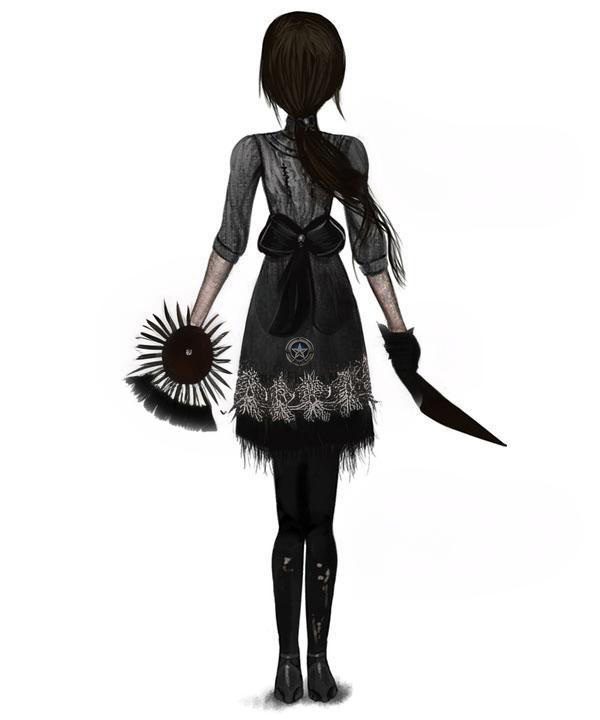 Alice: Asylum Alice Depression Themed Cosplay Costume Alice: Asylum Alice Depression Themed Cosplay Costume