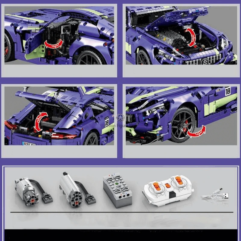 Satin Purple German Supercoupe (1936 Pieces) Satin Purple German Supercoupe (1936 Pieces)