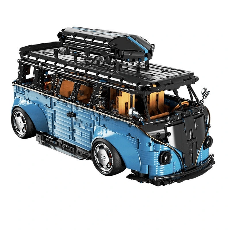 Widebody Campervan in Satin Blue (3298 Pieces) Widebody Campervan in Satin Blue (3298 Pieces)