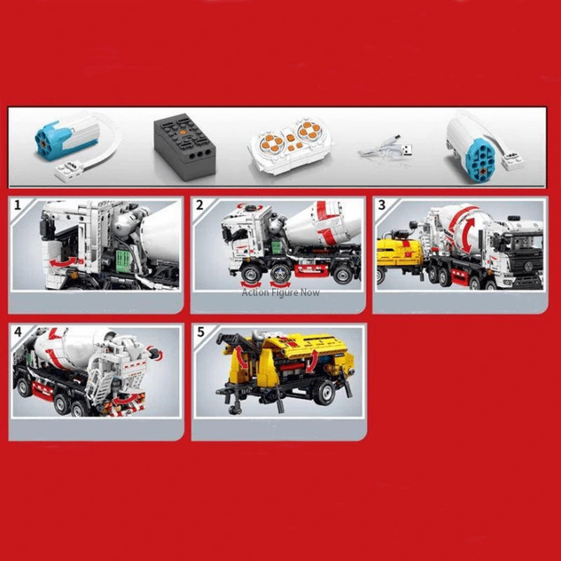 Remote Control Concrete Mixer (2020 Pieces) Remote Control Concrete Mixer (2020 Pieces)