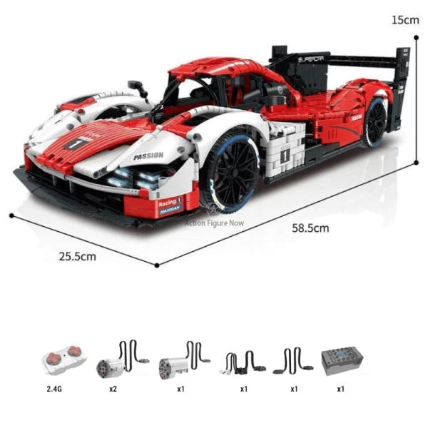 2023 Le Mans Hypercar Building Blocks Set (3459 Pieces)
