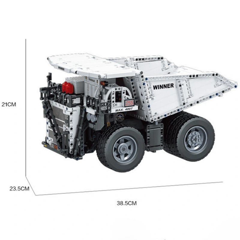 1382-Piece Remote Control Mining Truck 1382-Piece Remote Control Mining Truck