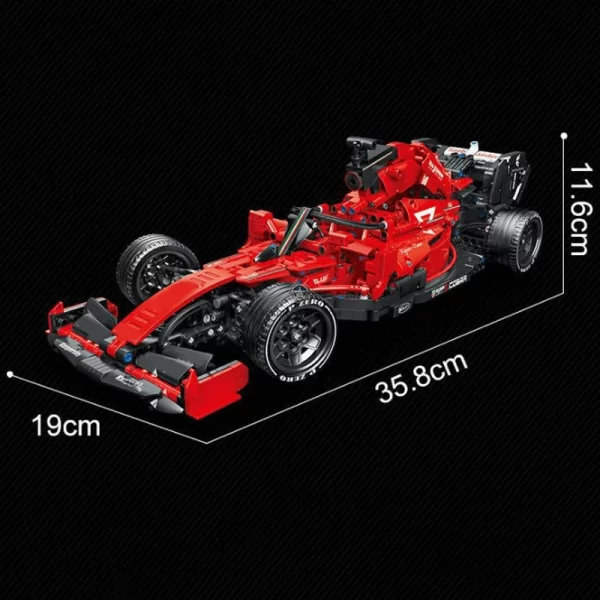Formula 1 Race Car Building Blocks (1391 Pieces)