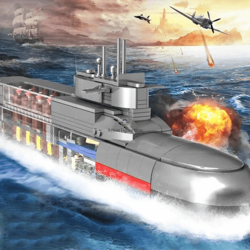 1019-Piece Type 092 Nuclear Submarine Model 1019-Piece Type 092 Nuclear Submarine Model