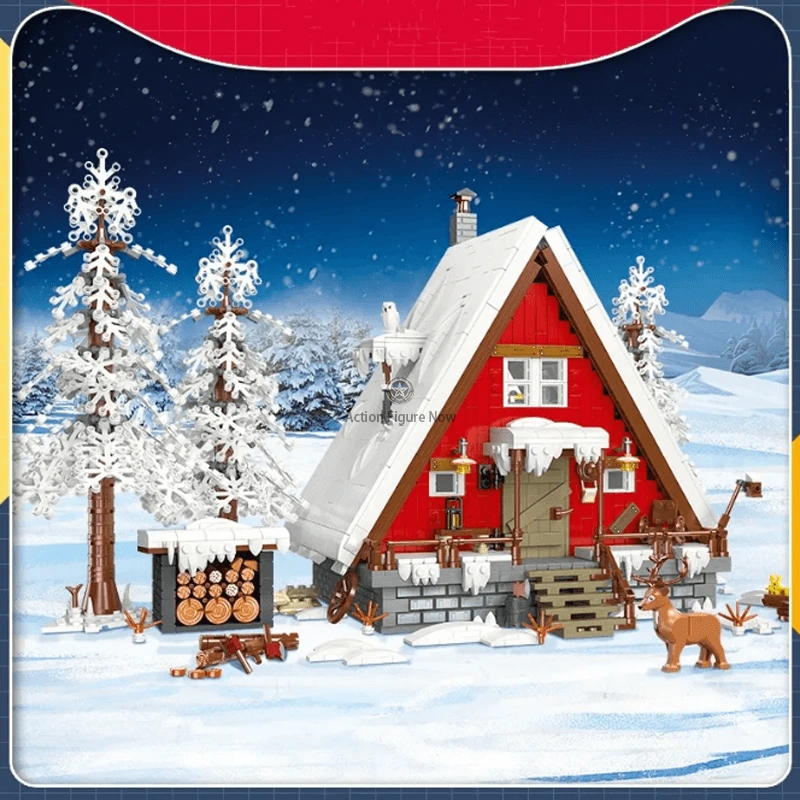 Winter Cabin 2354 Piece Model Cabin Building Kit Winter Cabin 2354 Piece Model Cabin Building Kit