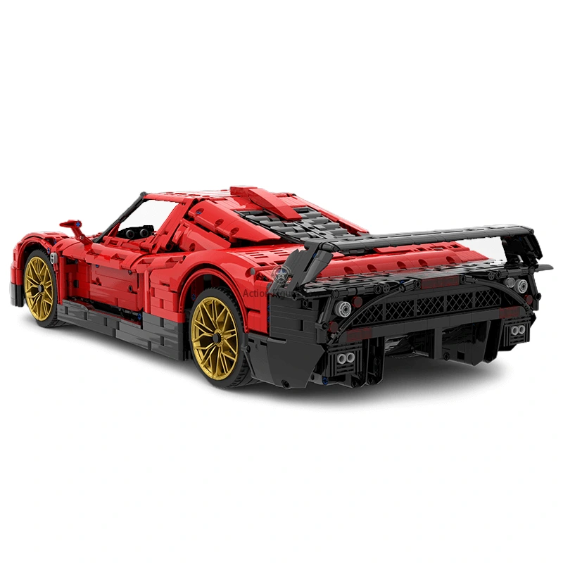 3902pcs The Ultimate Italian Hypercar: Rosso Red 3902pcs The Ultimate Italian Hypercar: Rosso Red