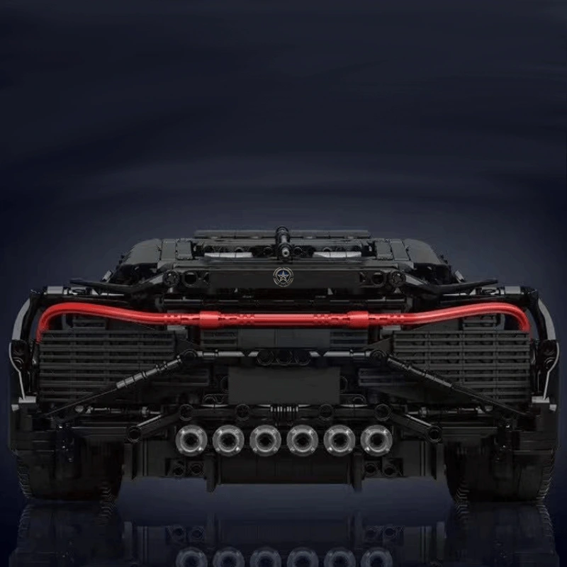 Black Mamba Hypercar Building Blocks Set (4687 Pieces) Black Mamba Hypercar Building Blocks Set (4687 Pieces)