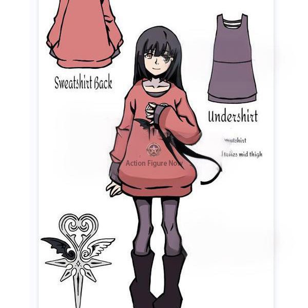 Kingdom Hearts x The World Ends with You Crossover Skuld Cosplay Costume