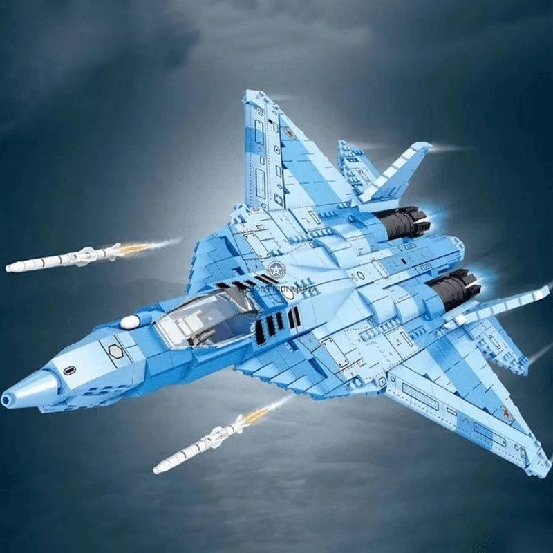 SU-57 Felon 1455pcs Fighter Plane Building Blocks Set SU-57 Felon 1455pcs Fighter Plane Building Blocks Set