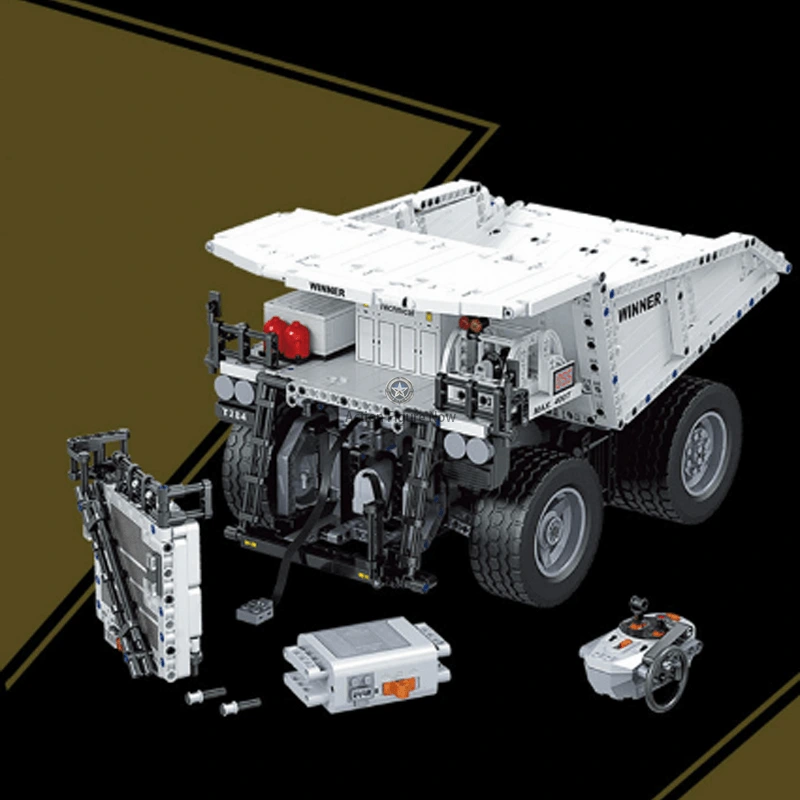 1382-Piece Remote Control Mining Truck 1382-Piece Remote Control Mining Truck
