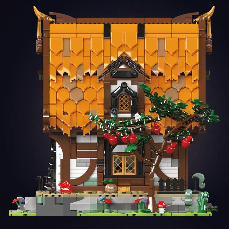 1/2191pcs Medieval Wooden Cabin 1/2191pcs Medieval Wooden Cabin