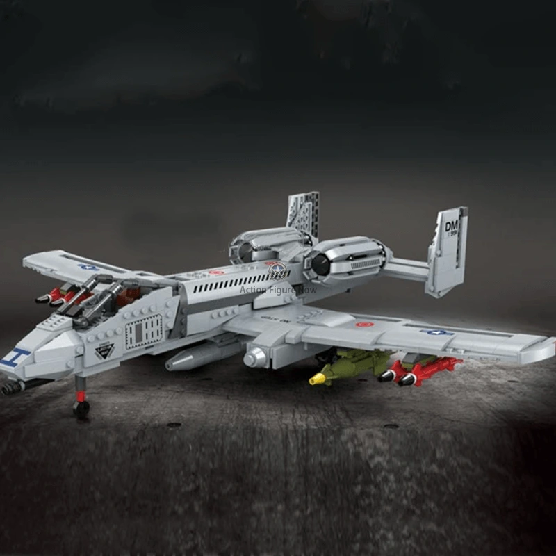 A-10 Thunderbolt II Military Jet Fighter Aircraft Building Blocks Set (1049 Pieces) A-10 Thunderbolt II Military Jet Fighter Aircraft Building Blocks Set (1049 Pieces)