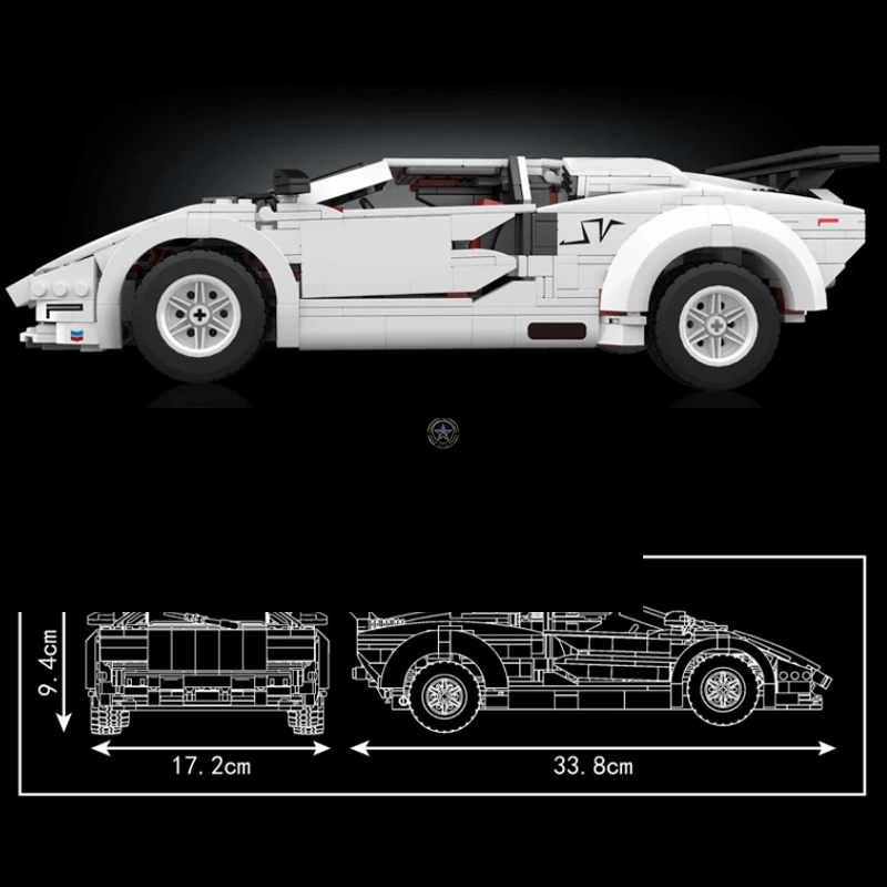 1980s Lamborghini Countach 1348Pcs 1980s Lamborghini Countach 1348Pcs