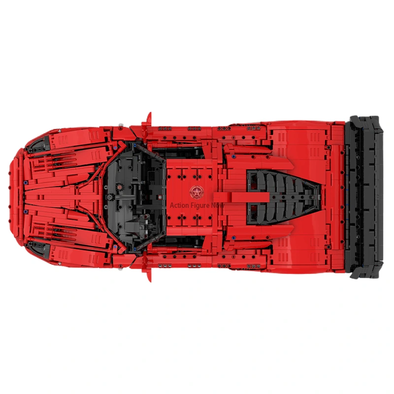 3902pcs The Ultimate Italian Hypercar: Rosso Red 3902pcs The Ultimate Italian Hypercar: Rosso Red
