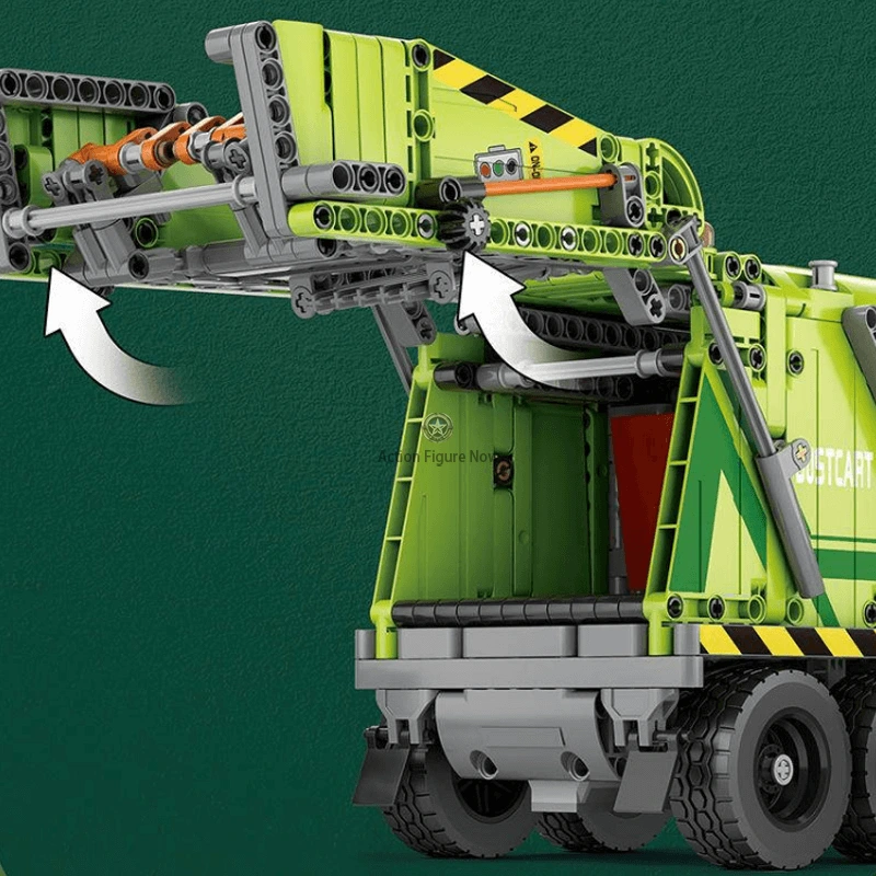 Garbage Truck with Compactor (1467 Pieces) Garbage Truck with Compactor (1467 Pieces)
