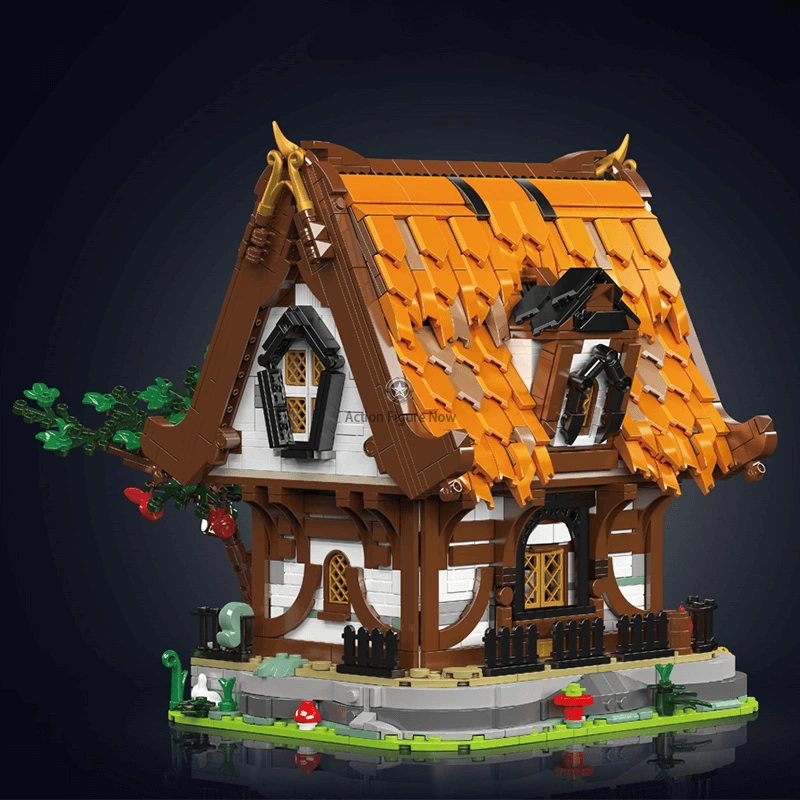 1/2191pcs Medieval Wooden Cabin 1/2191pcs Medieval Wooden Cabin